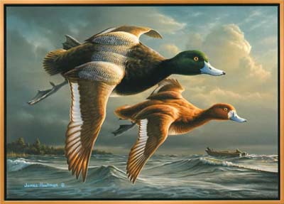 Bronze Duck flight Federal Duck Stamp bronze Medallion 